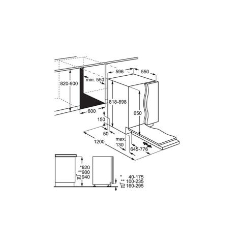 Посудомоечная машина встраиваемая ELECTROLUX EEQ47210L