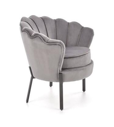 Кресло HALMAR ANGELO серый/черный