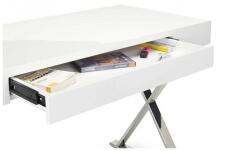 Стол компьютерный HALMAR B31 белый/хром