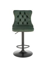 Стул барный HALMAR H117 темно-зеленый