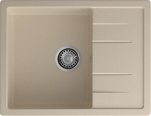 Кухонная мойка GRANFEST QUADRO Q-650L кашемир