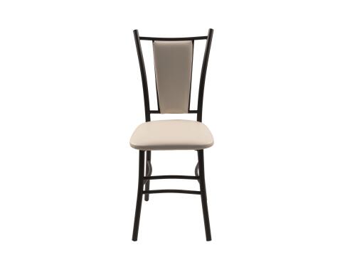 Стул ВВР Марсель Ваниль/черный, экокожа