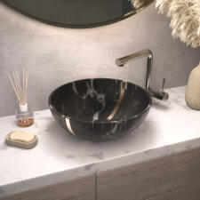 Раковина для ванной Omoikiri Hitomi-BL Natceramic/bl marble