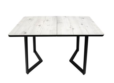 Стол ВВР Миллер Бискайская сосна/черный №5, пластик 120-160/80