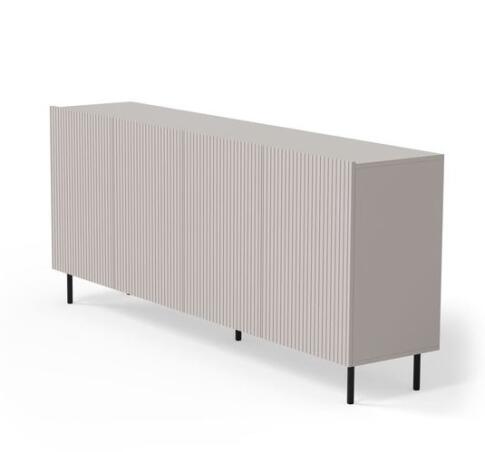 Комод HALMAR PAXOS KM-2 кашемир/черный