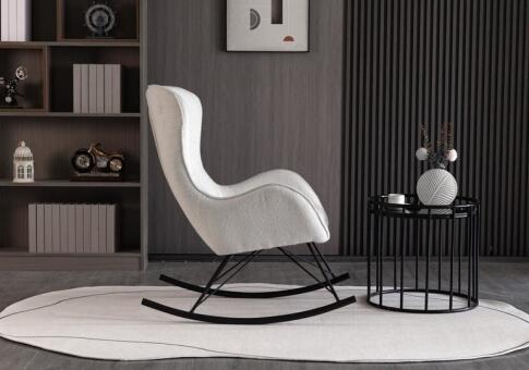 Кресло-качалка HALMAR LIBERTO 3 белый