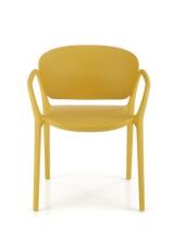 Стул HALMAR K491 горчичный