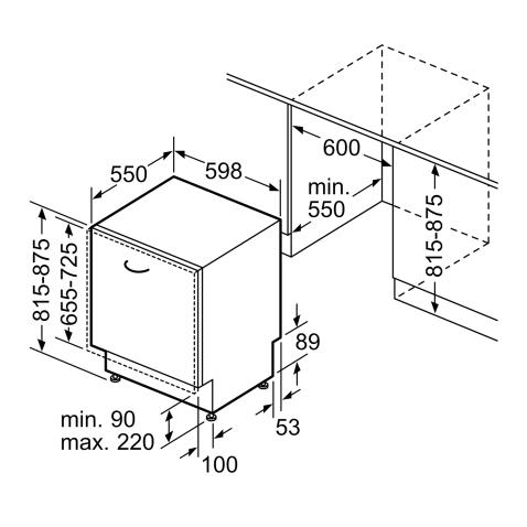 Посудомоечная машина встраиваемая SIEMENS SN87TX00CE