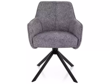 Стул SIGNAL NOTTI Leo 07 серый/черный, поворотный