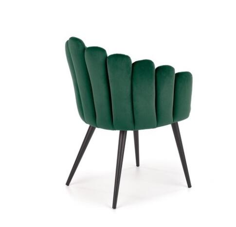 Стул HALMAR K410 темно-зеленый/черный