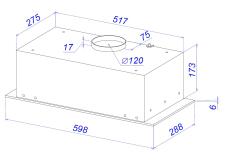 Вытяжка ZORG TECHNOLOGY PLATINO 1030 60 S черный
