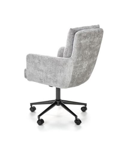 Кресло компьютерное HALMAR FLORES светло-серый/черный