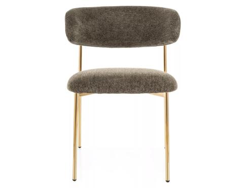 Стул SIGNAL ELTON Raven 78 оливковый/золотой