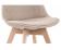 Стул HALMAR K303 бежевый/натуральный