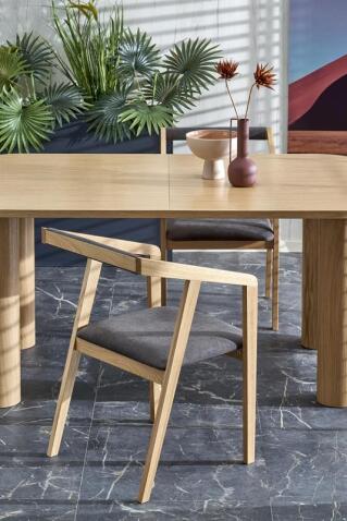 Стол обеденный HALMAR ELEFANTE PROSTOKAT дуб натуральный 160-240/100