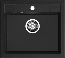 Кухонная мойка GRANFEST QUADRO Q-561 черный