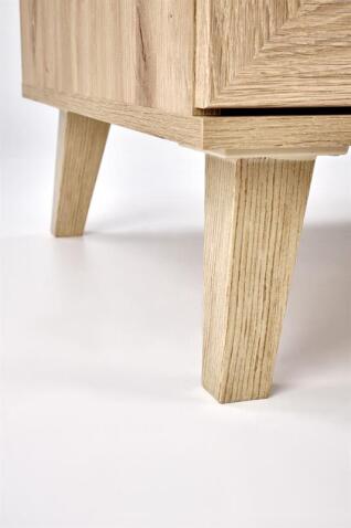 Стол журнальный HALMAR BORNEO LAW-1 дуб артизан/черный