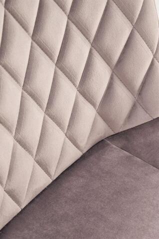 Стул HALMAR K520 бежевый/черный, поворотный