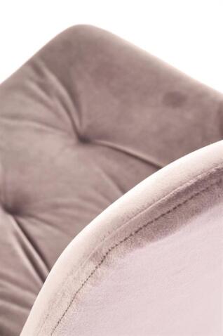 Стул HALMAR K519 бежевый/черный, поворотный