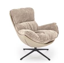 Кресло HALMAR LOBSTER бежевый/черный Кресло HALMAR LOBSTER бежевый/черный