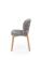 Стул HALMAR BASSO серый/дуб натуральный