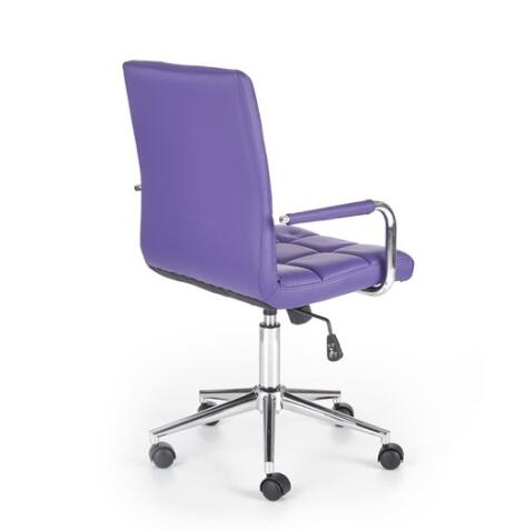 Кресло компьютерное HALMAR GONZO 2 фиолетовый/хром