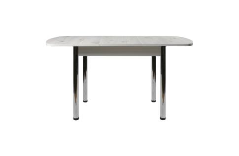 Стол ВВР Раздвижной пластиковый Бискайская сосна/Прямое хром, 110-150/70