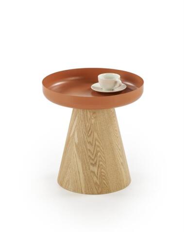 Стол журнальный HALMAR GINA корица/натуральный