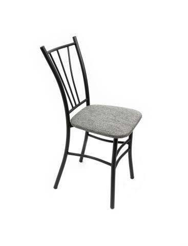 Стул ВВР Трилогия серый/черный, рогожка