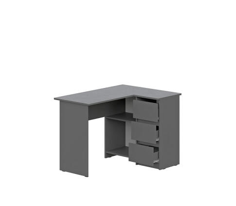 Стол угловой NN Мебель (МС Денвер К) Графит серый