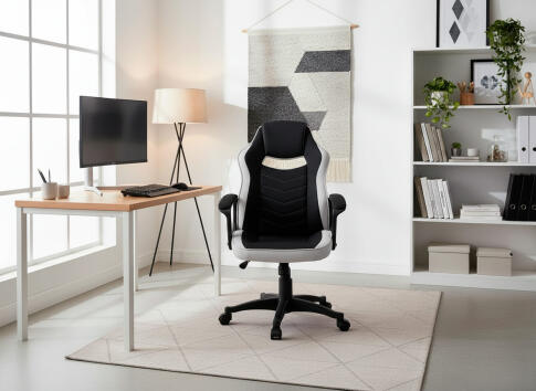 Кресло компьютерное SIGNAL CAMARO черный/серый