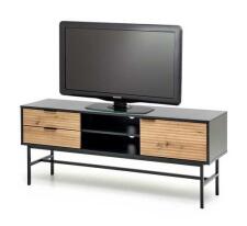 Тумба под теле/видео аппаратуру HALMAR MURANO RTV-1 дуб артизан/черный