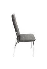 Стул ВВР Прага серый/хром, рогожка
