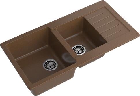 Кухонная мойка GRANFEST PRACTIK P-980KL терракот