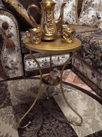 Стол журнальный Sheffilton SHT-CT10-1 золото