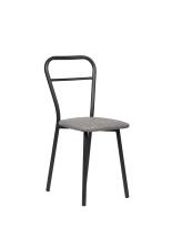 Стул ВВР Браун серый/черный, рогожка