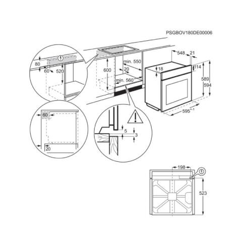 Духовой шкаф ELECTROLUX EOF4P56X