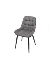 Стул ВВР Бостон графит/черный, велюр