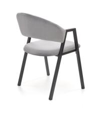 Стул HALMAR K473 серый/черный