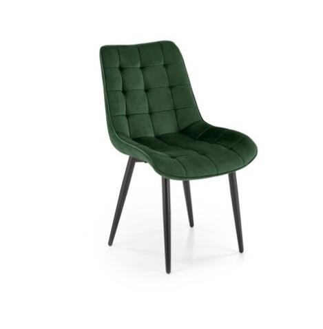 Стул HALMAR K580 темно-зеленый/черный