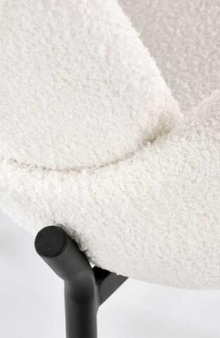 Стул HALMAR K477 кремовый/черный