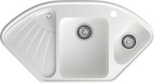 Кухонная мойка GRANFEST CORNER C-1040E иней