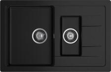 Кухонная мойка GRANFEST QUADRO Q-775KL черный