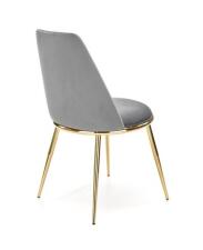 Стул HALMAR K460 серый/золотой