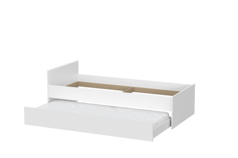 Кровать NN Мебель (МС Токио) Белый текстурный, выкатная