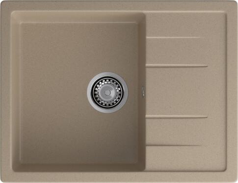 Кухонная мойка GRANFEST QUADRO Q-650L песочный
