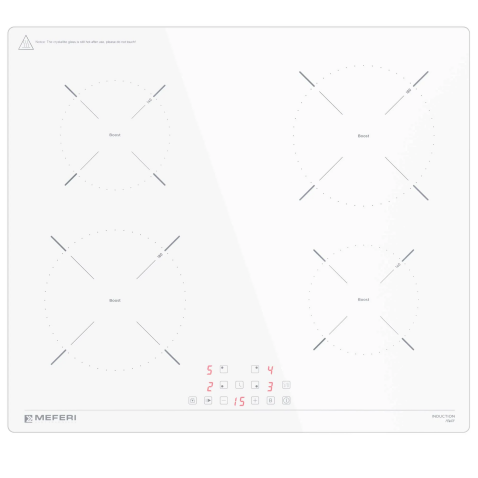 Варочная панель индукционная MEFERI MIH604WH POWER