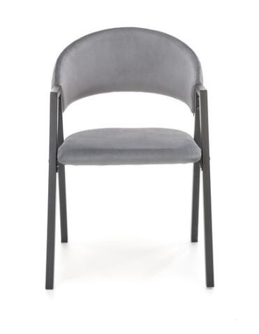 Стул HALMAR K473 серый/черный