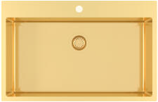 Мойка кухонная AQUASANITA Steel AIR 100 M-G gold