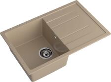 Кухонная мойка GRANFEST QUADRO Q-780L песочный